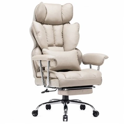 Ergonoomiline lamav bürootool jalatoega